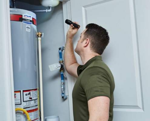 water heater inspection - Spartan Home Inspection